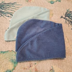 R + R Room + Retreat Microfiber Hair Wraps, 2 Pack Bundle